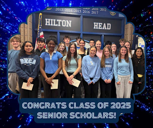group photo of 2025 senior scholars