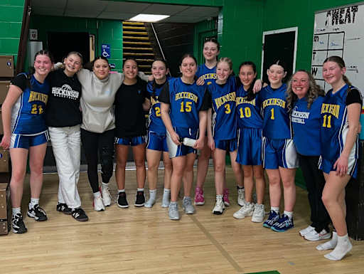 HMS Girls Basketball Team 2024-25 school year.