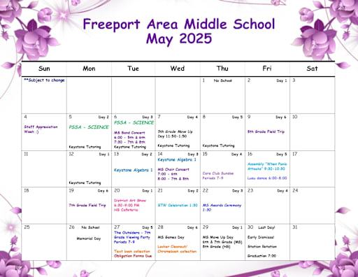 Middle School - 2025-05