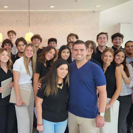 Corporate Academy students with Decadent Macaron owners