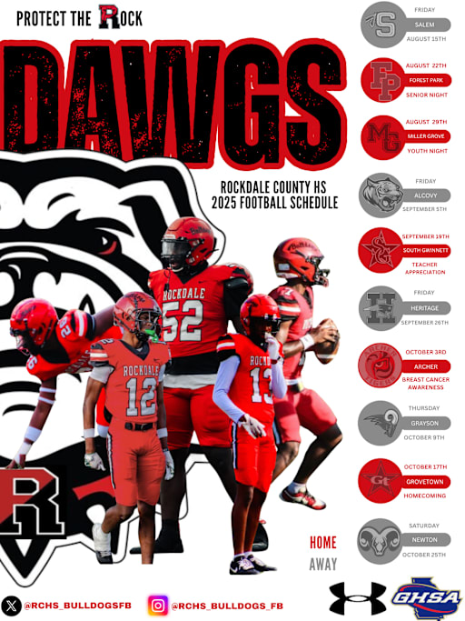 Football - Rockdale County High School