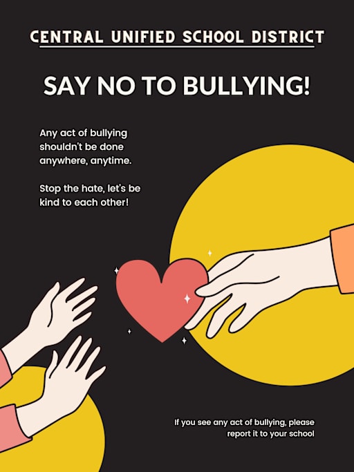 nspcc bullying poster