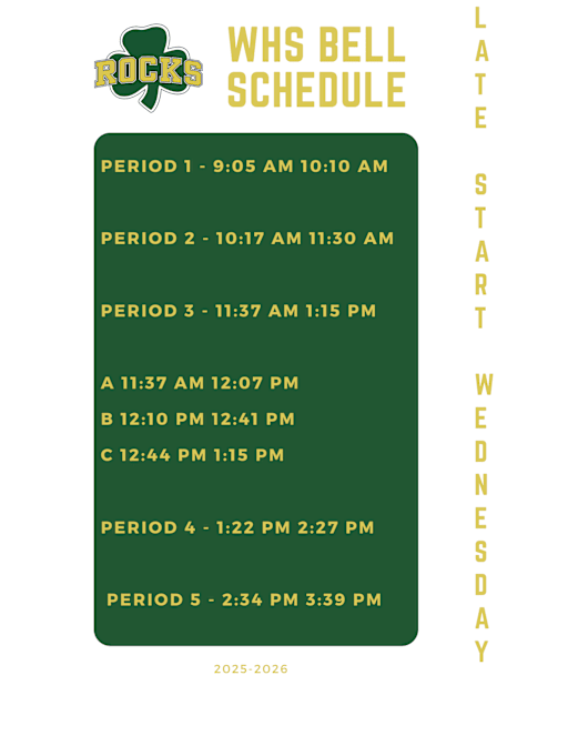 Official Westfield Washington School Calendar Overview 3 Parents - Westfield High School