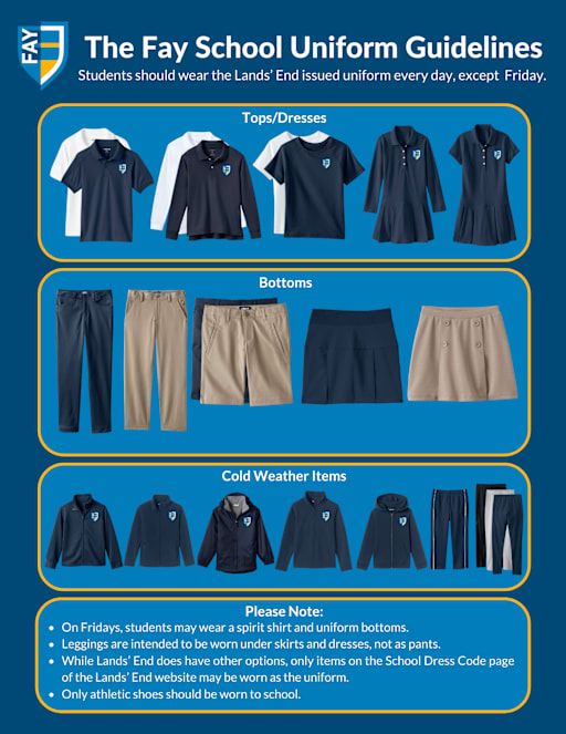 Uniforms and Spirit Wear - The Fay School Uniforms and Spirit Wear - The Fay School