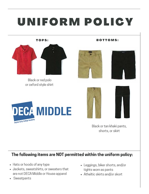 Dress Code - Dayton Early College