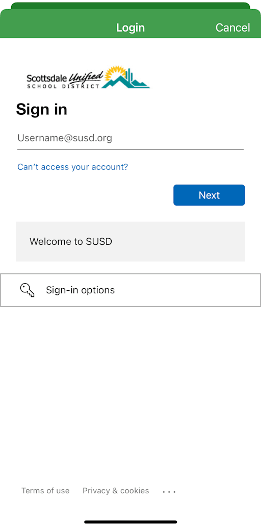 StudentVUE - Login Instructions - Scottsdale Unified School