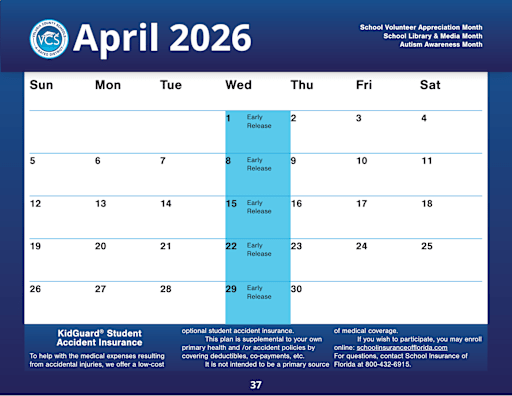 Parent Guide and School Calendar 2024-2025 - Volusia County ...