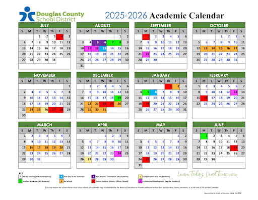 DCHS Academic Calendar and Bell Schedules - Douglas County ...