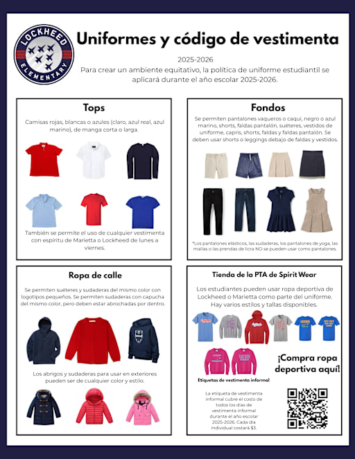 Student Dress Code - Lockheed Elementary School Student Dress Code - Lockheed Elementary School