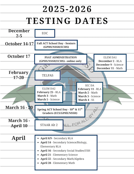 act dates 2025 25 pdf