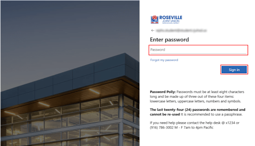 MyAccount Registration - Roseville Joint Union High School District