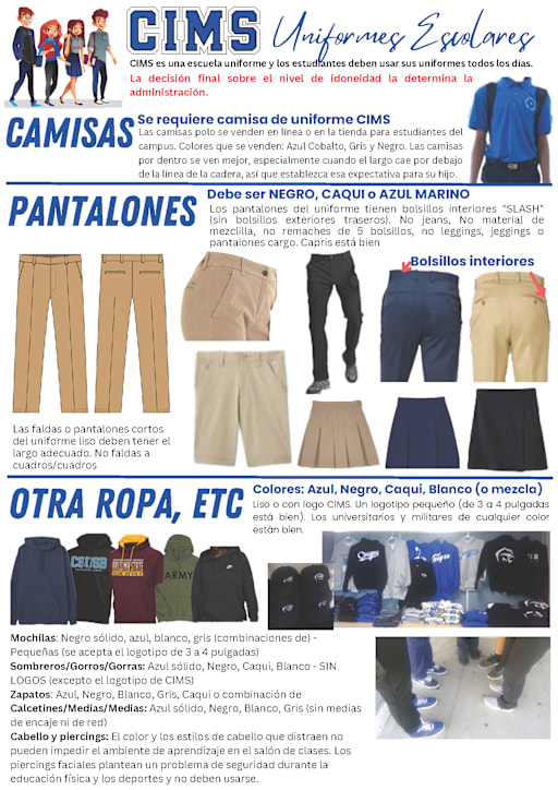 Dress Code - Cobalt Institute of Math and Science Dress Code - Cobalt Institute of Math and Science