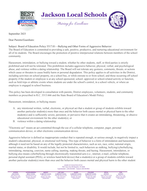 anti harassment policy pdf