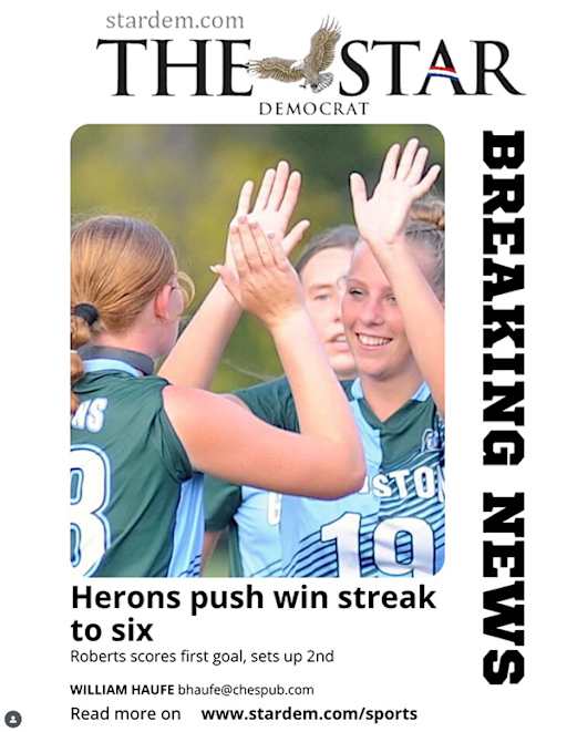 Star Democrat Article Girls Soccer Fall 2025