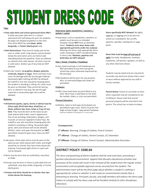 Dress Code Policy