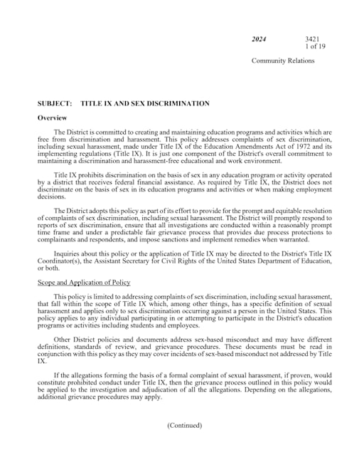 title ix document pdf