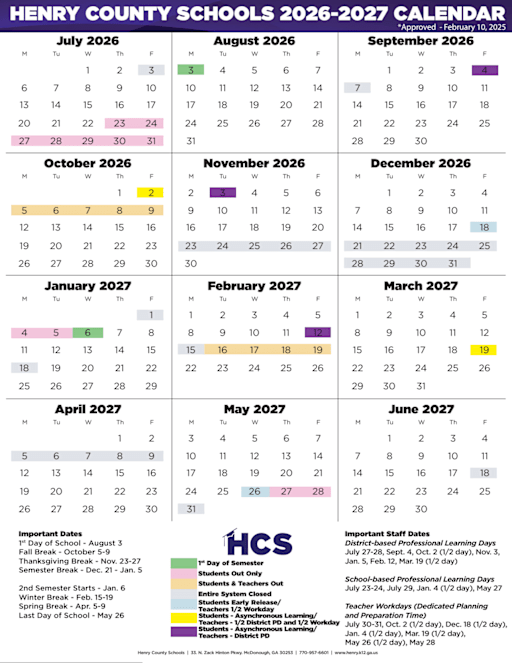 School Calendar