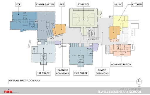 Elementary School Building Floor Plan