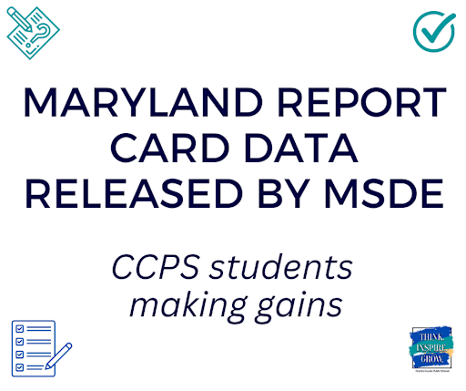 MSDE releases 2025 Report Card data, CCPS shows gains | details