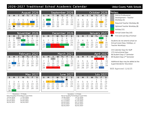 Union County Board of Education approves 2026-2027 ...