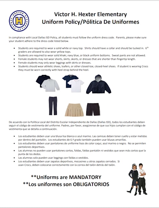 harry browne's dress code Uniform Policy Waist Size:30