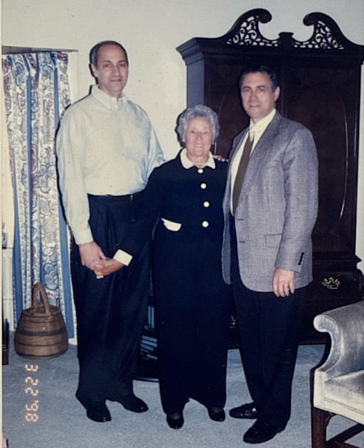 John, Aida and Bud D'Avella