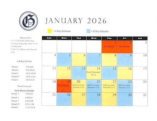 Calendars - The Gilbert School