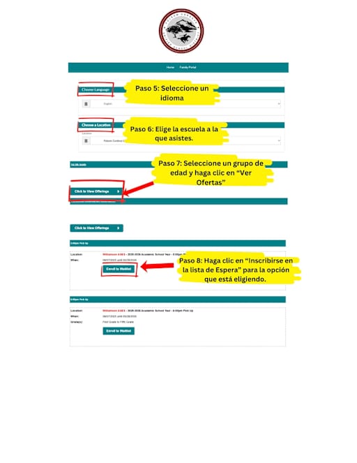 Spanish Registration Instructions - Folsom Cordova Unified School