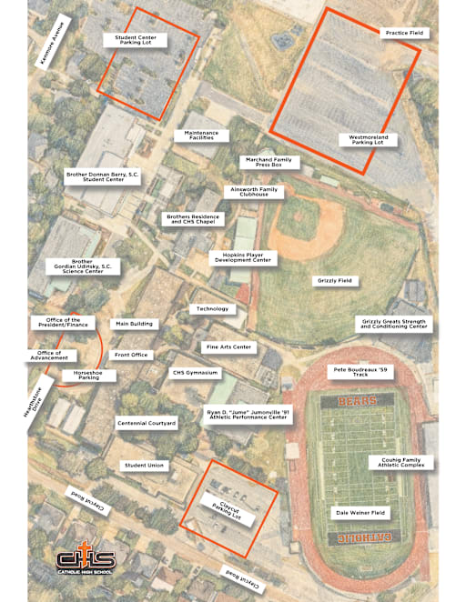 High School Campus Map