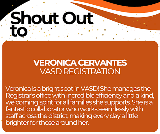 Shout Outs - Verona Area School District display picture 1