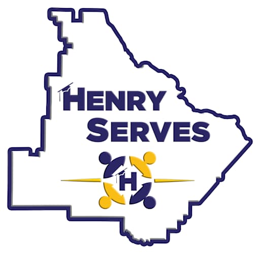 HCS Community Service Henry Serves logo