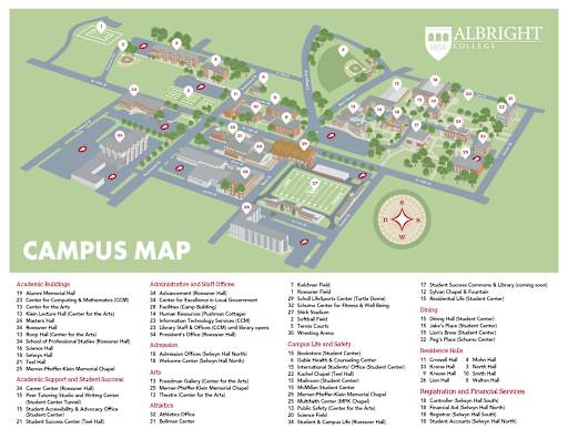 Campus Map - Albright College