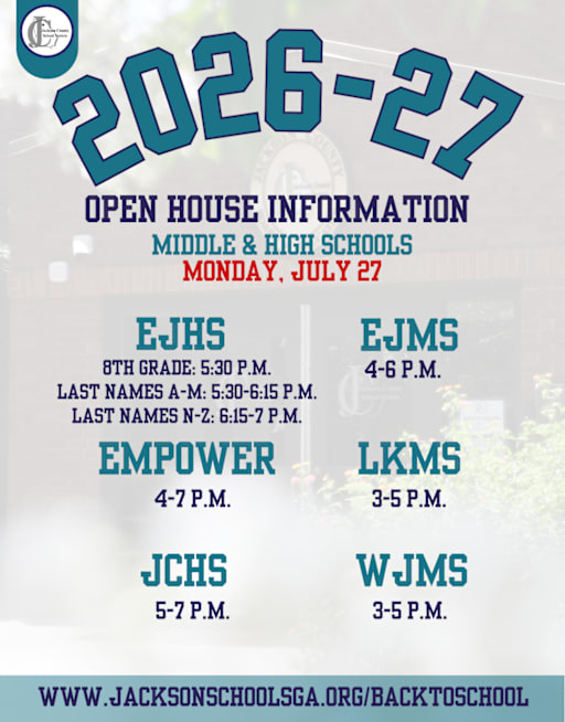 secondary open house information