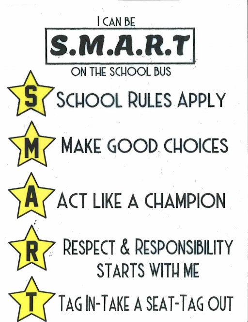 SMART school bus expectations