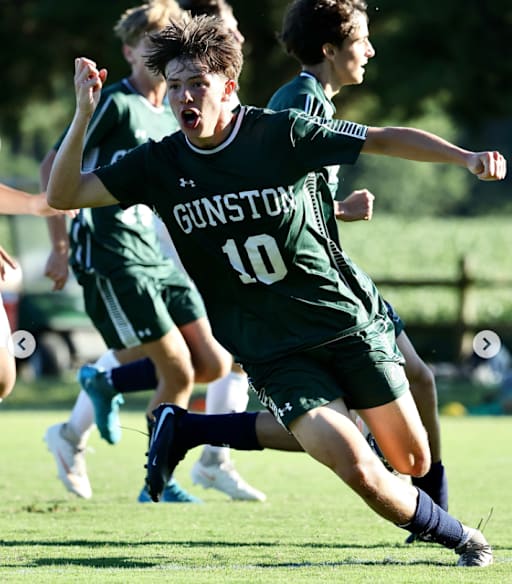Gunston soccer player, September 2026