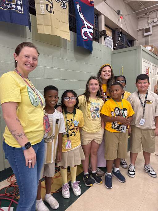 wear gold dress up day for school Go 2026 ruched bodice