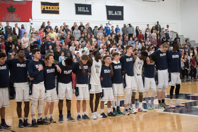 Basketball Boarding School in New Jersey Boys' Team at Blair