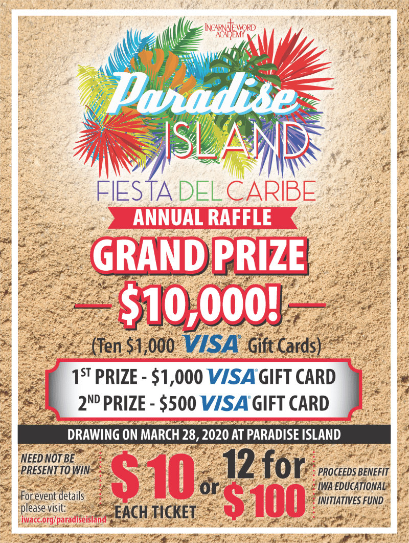 Raffle Ticket Purchase Incarnate Word Academy