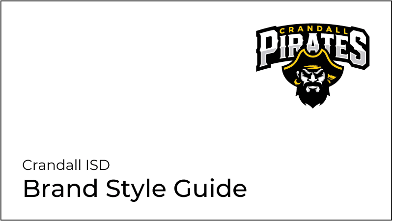 brand style guide cover page
