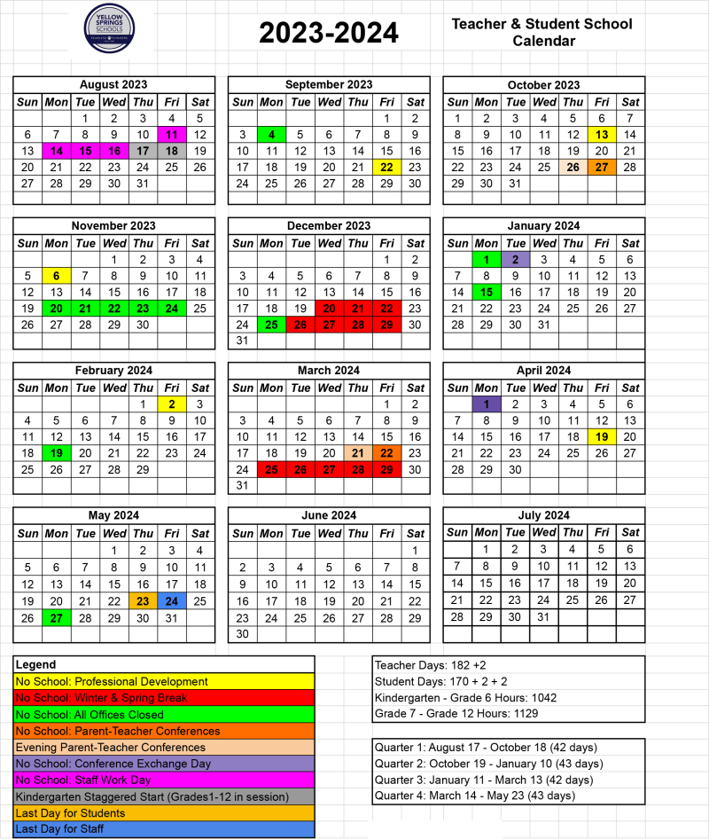yellow-springs-school-district-calendar-2024-2025-mycollegepoints