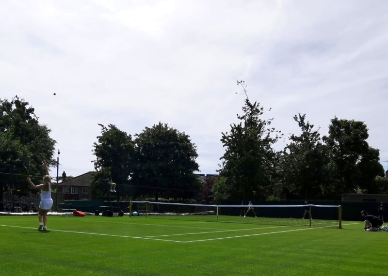 Millfield Lower Sixth student competes in the Wimbledon Pre Qualifying event