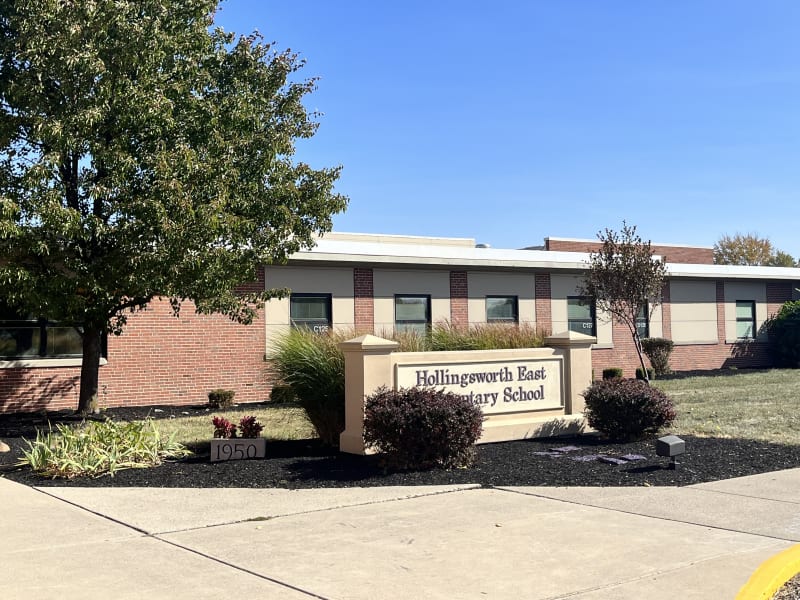 Front entrance of East Elementary School 