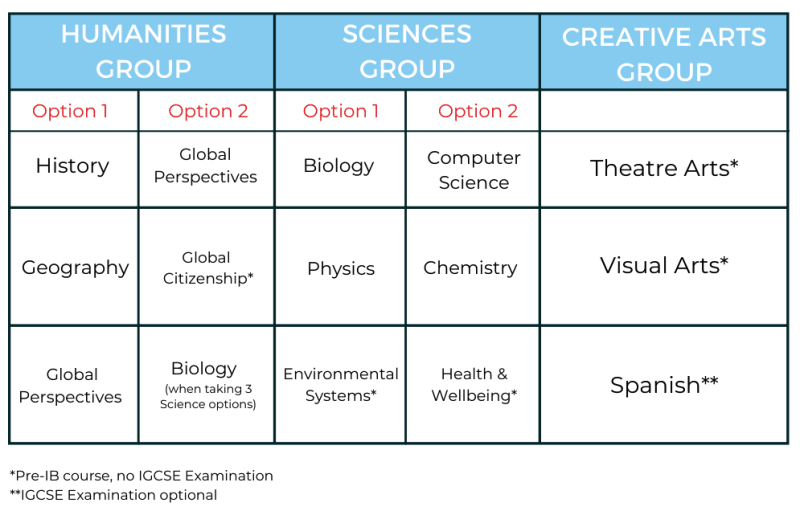 Igcse Options