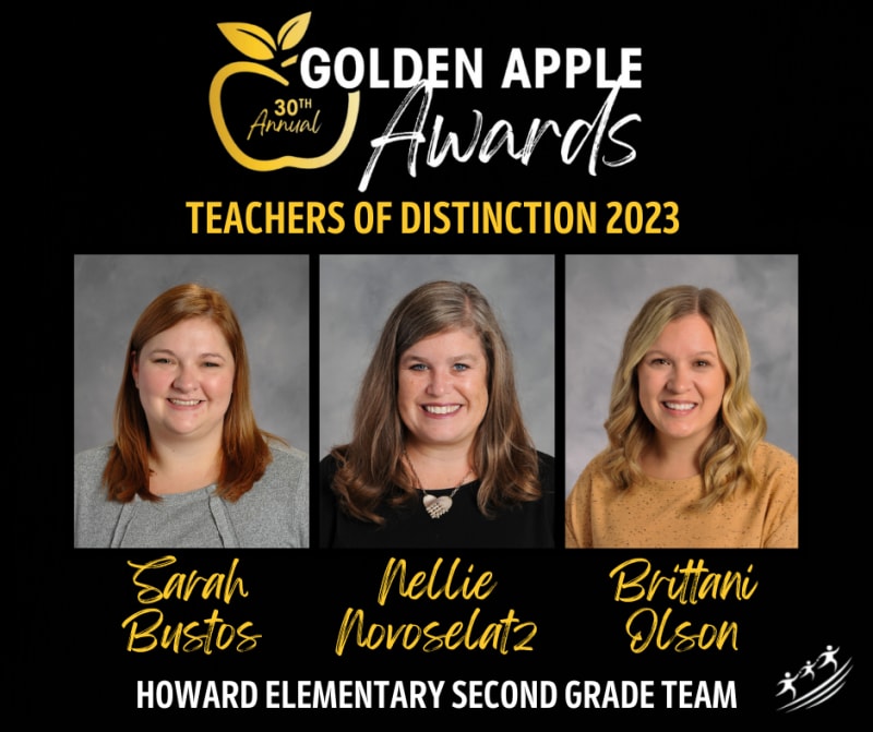 Five teachers selected for Golden Apples