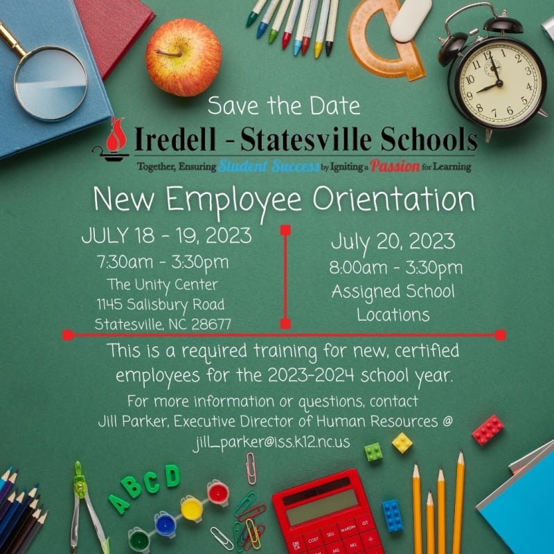 New Hires - Iredell-Statesville School District