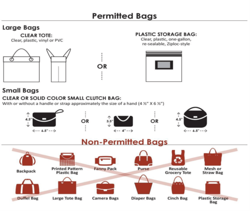 image of clear bag guidelines