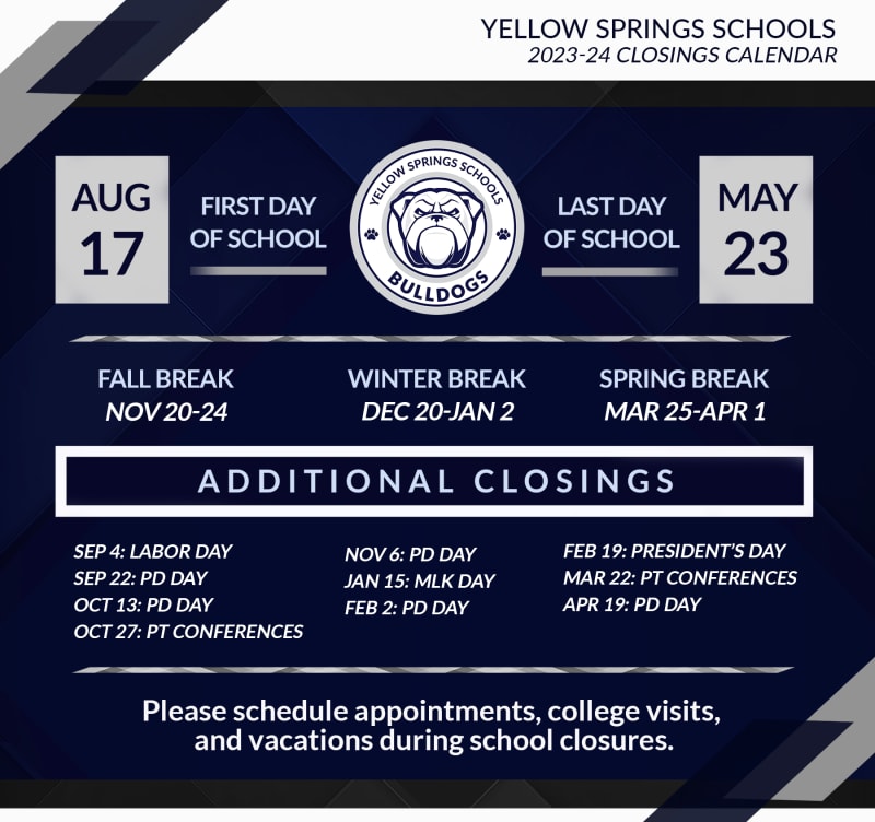 Calendars - Yellow Springs Schools