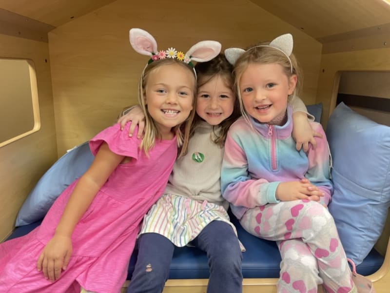 three TK students at Palmquist