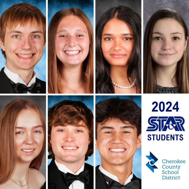 Congratulations to the Cherokee County School District’s 2024 STAR Students and Teachers!  The STAR, or Student Teacher Achie
