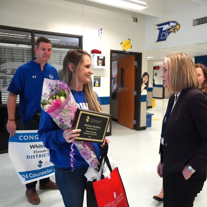 CCSD 2024 Counselor of the Year Whitney Morberg of Etowah High School
